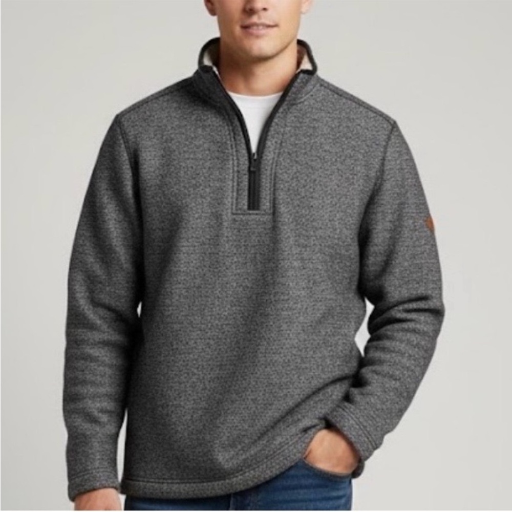 Orvis Sweater M Quarter-Zip Black